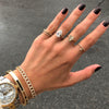 Bague de Coeur Allongé en Diamant