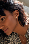 Trio de clous d'oreilles en perles