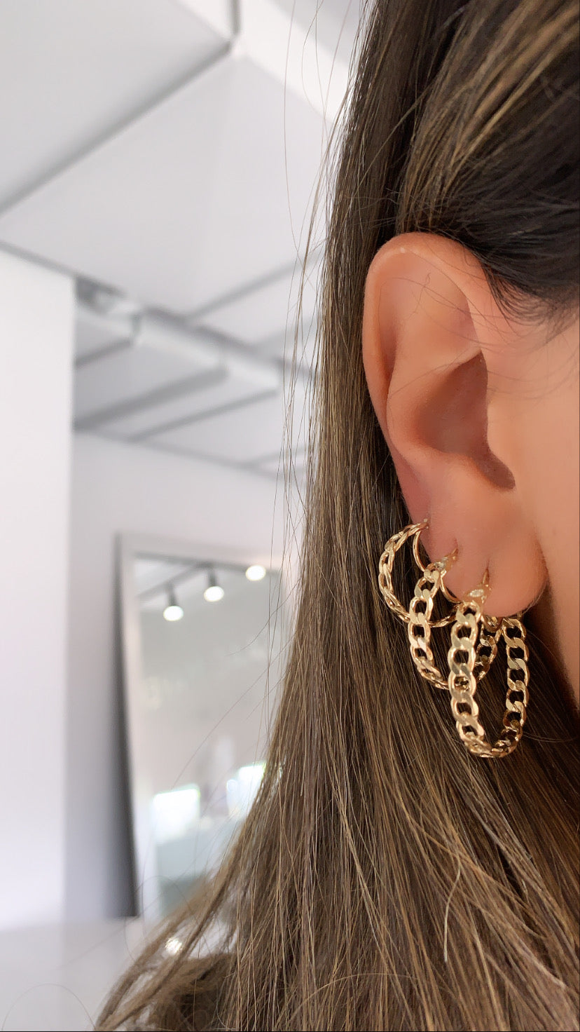 Cuban Chain Hoops