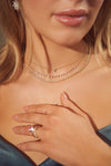 Collier à diamants gradués