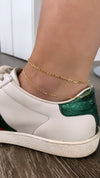 Bracelet de cheville en or fin