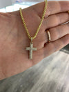 Breloque Croix en diamant