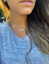 Collier avec Nom Pavé 